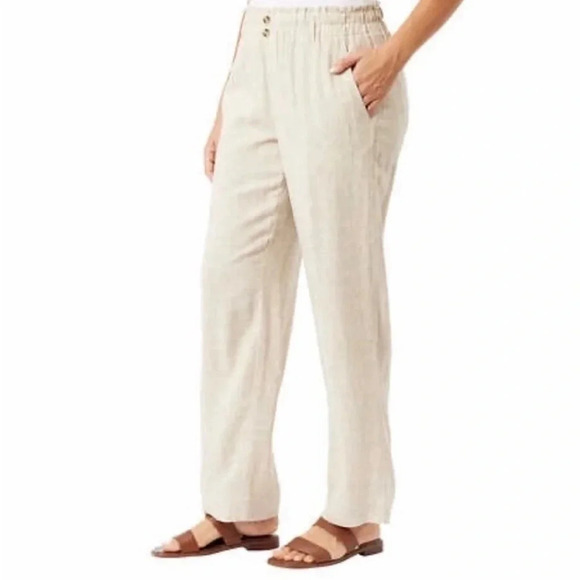 Briggs Ladies' Linen Blend Pant - Picture 3 of 16